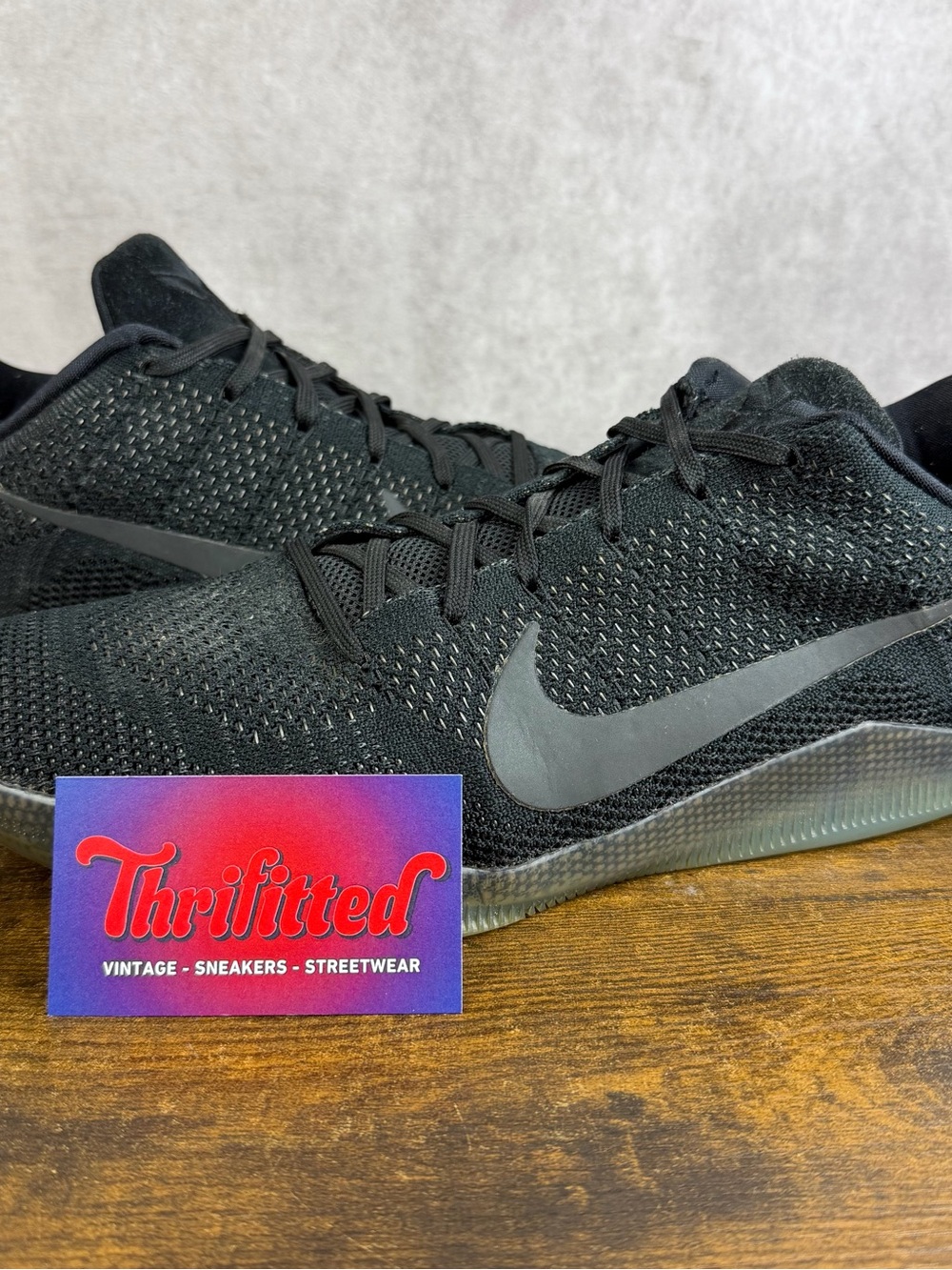 Nike Kobe 11 Elite Low Black Space Size 14 822675-001 Men’s Basketball Shoes OG